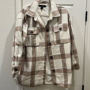 Plaid Shacket Size S